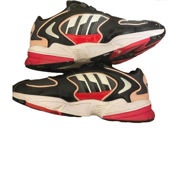 adidas Black and Red Athletic Shoes - Picture 6 of 7